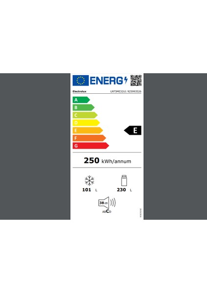 Al 370 N A+ Enerji Sınıfı 465L No Frost Buzdolabı Beyaz