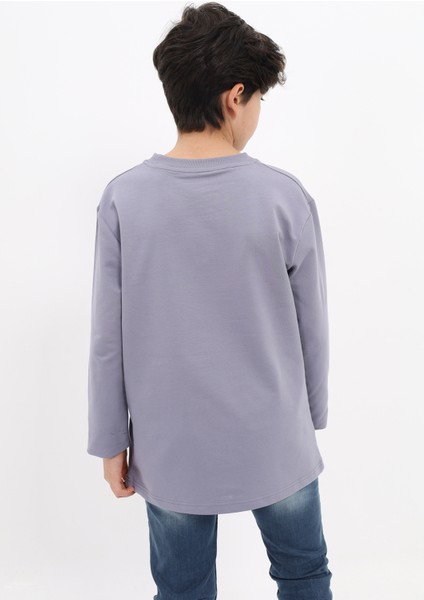 Erkek Çocuk Baskılı Sweatshirt modelleri