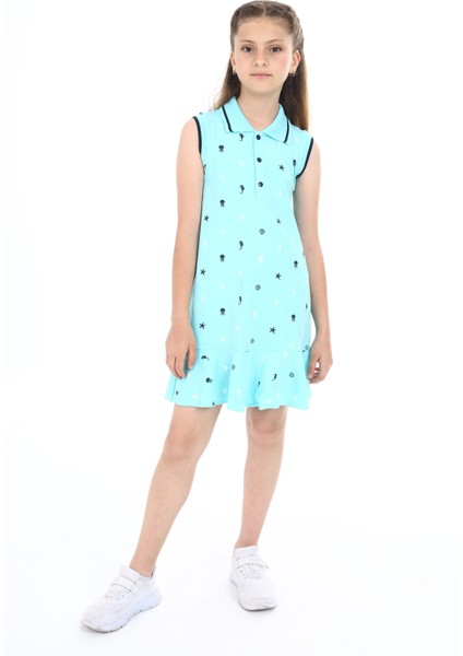 Kız Çocuk Baskılı Elbise