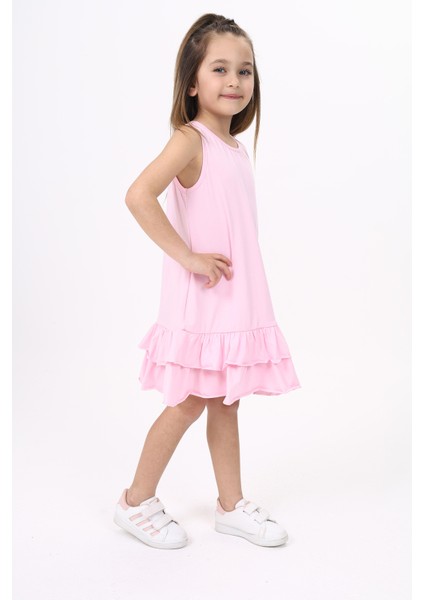 Kız Çocuk Baskılı Elbise modelleri