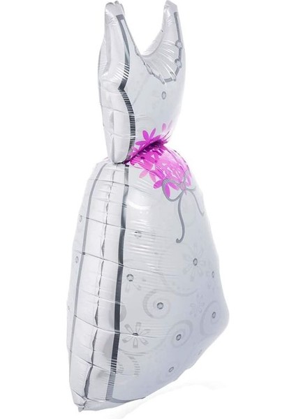 Wedding Süper Shape Gelinlik Şekilli Folyo Balon 91X40 cm 1 Adet Bride fiyatları