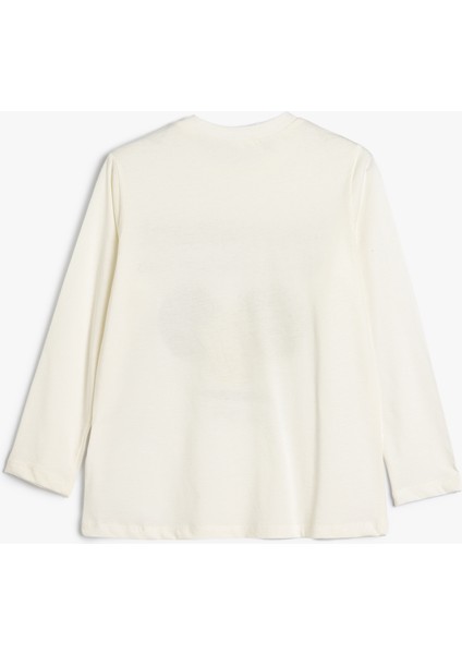 Tişört Tenis Baskılı Uzun Kollu Bisiklet Yaka Pamuklu fiyatları