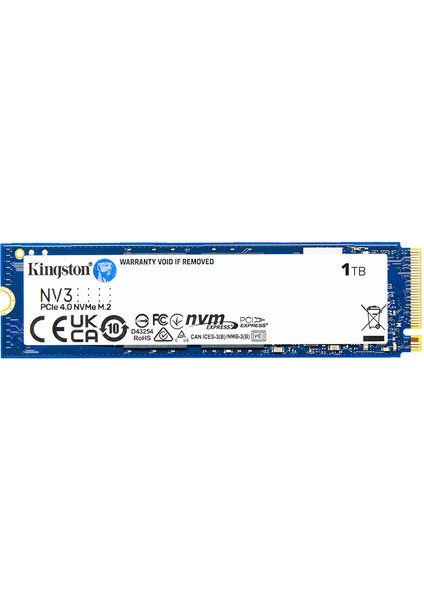 Kıngston SNV3S/1000G 6000/4000MB/S 1tb 2280 Nvme SSD