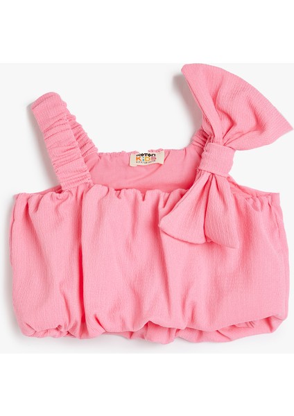Crop Atlet Askılı Fiyonk Detaylı