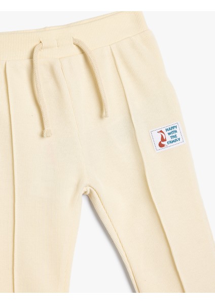 Basic Jogger Eşofman Altı Beli Bağlamalı Pamuklu modelleri