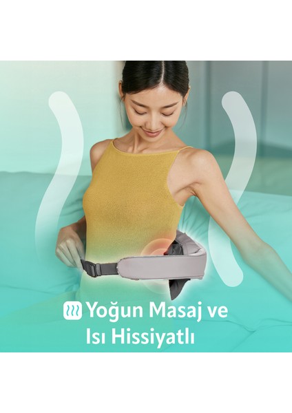 H5 Mini Taşınabilir Omuz ve Boyun Masaj Aleti, 6D Shiatsu Masaj Terapisi, Termoterapi