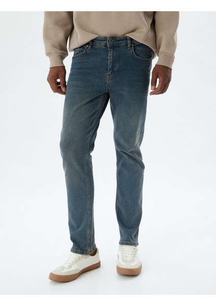 Slim Fit Kot Pantolon - Brad Jean