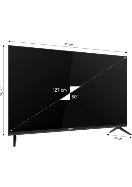 ML50EW8000F 50’’ 127 Ekran Uydu Alıcılı 4K Ultra HD DLED TV