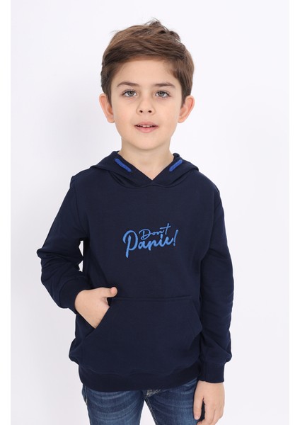 Erkek Çocuk Nakışlı Sweatshirt
