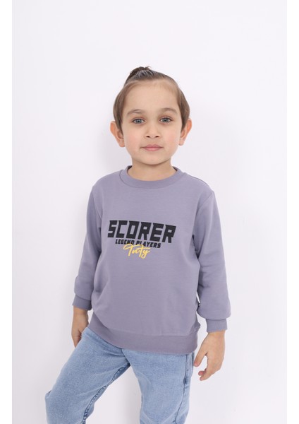 Erkek Çocuk Baskılı Sweatshirt