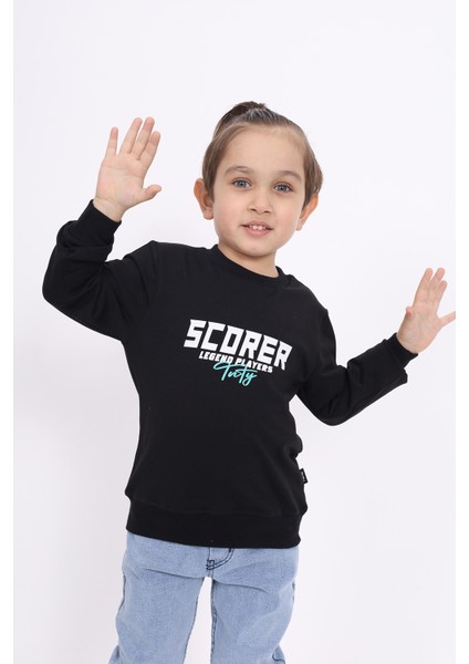 Erkek Çocuk Baskılı Sweatshirt