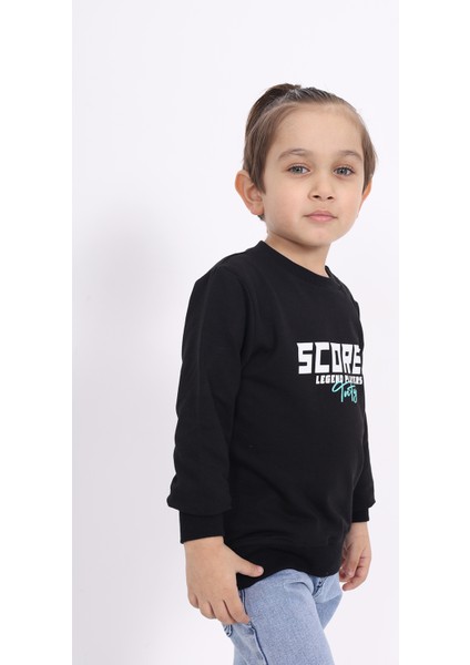 Erkek Çocuk Baskılı Sweatshirt