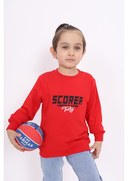 Erkek Çocuk Baskılı Sweatshirt