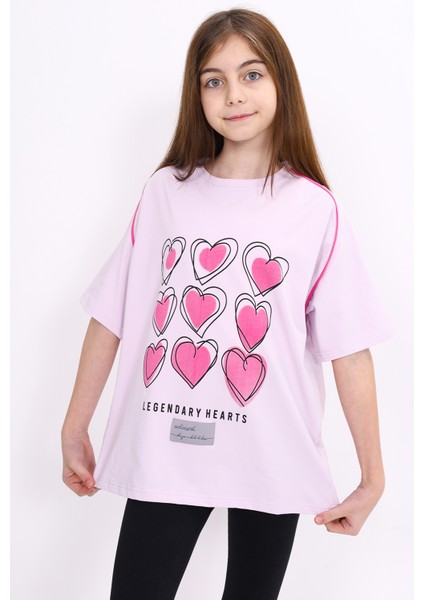 Kız Çocuk Baskılı Tişört