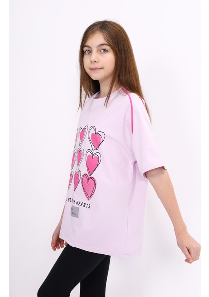 Kız Çocuk Baskılı Tişört modelleri