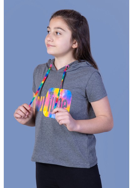 Kız Çocuk Youtube Baskılı Tişört modelleri