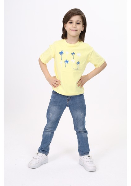 Erkek Çocuk Baskılı Tişört
