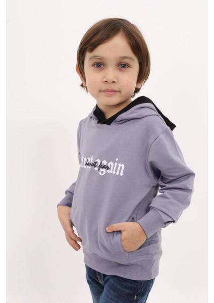 Erkek Çocuk Baskılı Sweatshirt