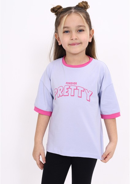 Kız Çocuk Baskılı Tişört