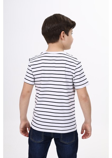 Erkek Çocuk Çizgili Tişört fırsatları