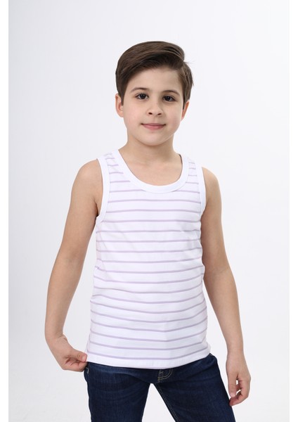Erkek Çocuk Çizgili Atlet