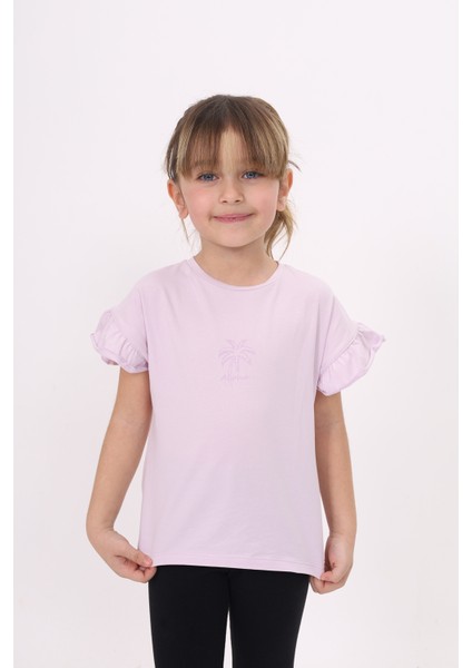 Kız Çocuk Baskılı Tişört