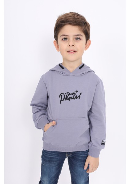 Erkek Çocuk Nakışlı Sweatshirt