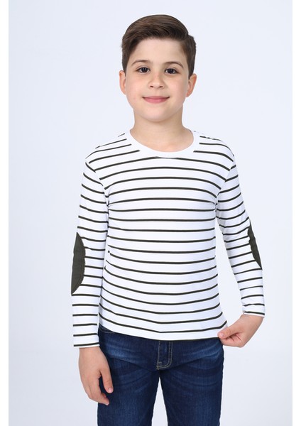 Erkek Çocuk Çizgili Tişört