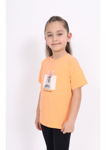 Kız Çocuk Baskılı Tişört modelleri