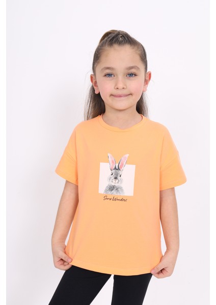 Kız Çocuk Baskılı Tişört indirimleri
