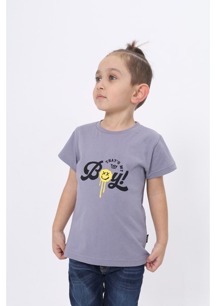 Erkek Çocuk Baskılı Tişört