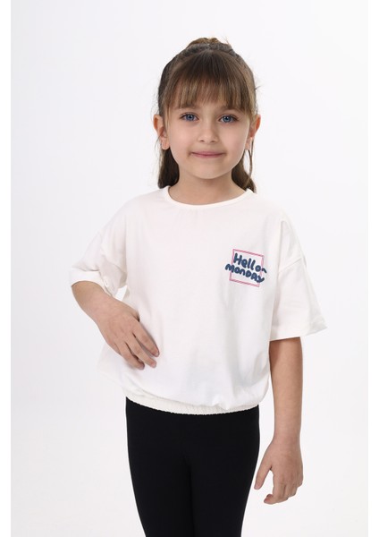 Kız Çocuk Baskılı Tişört