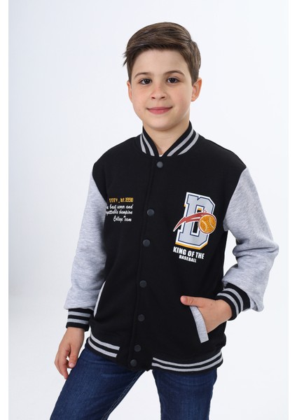 Erkek Çocuk Baskılı Kolej Hırka