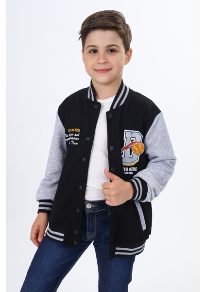 Erkek Çocuk Baskılı Kolej Hırka