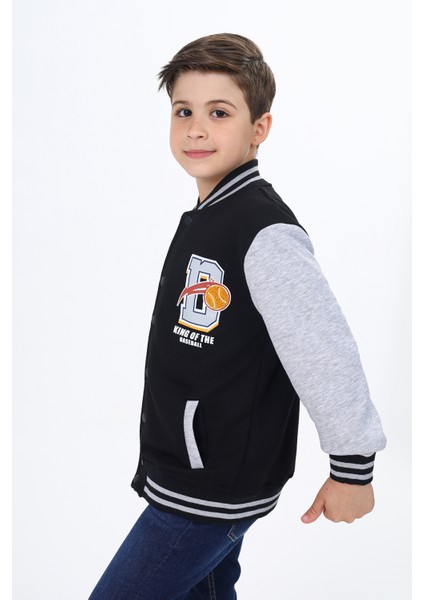 Erkek Çocuk Baskılı Kolej Hırka