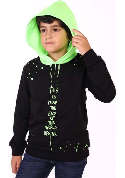 Erkek Çocuk Neon Detaylı Sweatshirt fırsatları