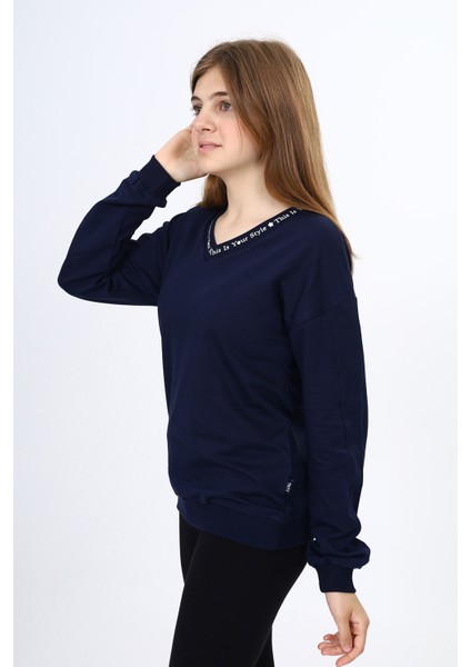 Kız Çocuk Okul Baskılı Sweatshirt fırsatları