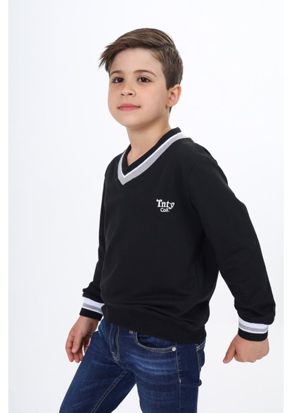 Erkek Çocuk Okul Nakışlı Sweatshirt fiyatları