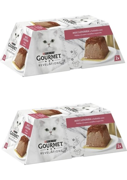 Revelations Mousse Somonlu Kedi Konservesi 2 x 57 gr. 2 li Paket