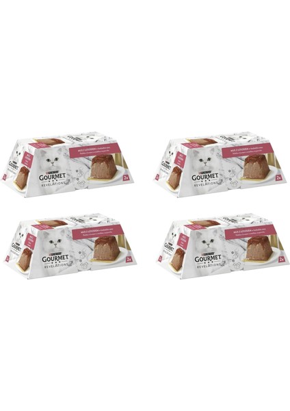 Revelations Mousse Somonlu Kedi Konservesi 2 x 57 gr. 4 Lü Paket