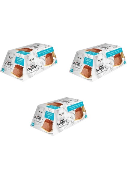 Revelations Mousse Ton Balıklı Kedi Konservesi 2 x 57 gr. 3 Lü Paket