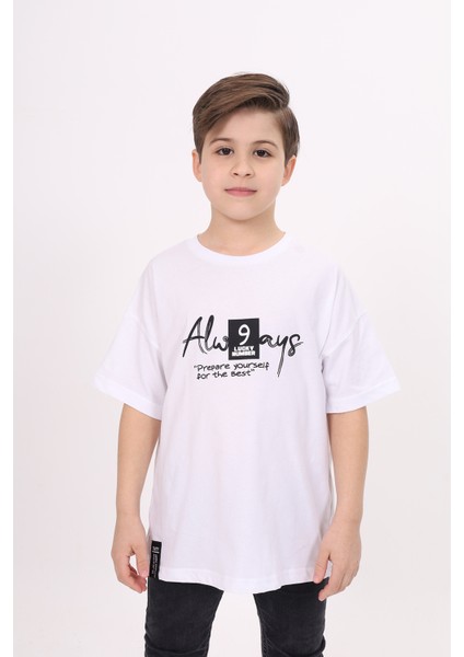 Erkek Çocuk Baskılı Tişört