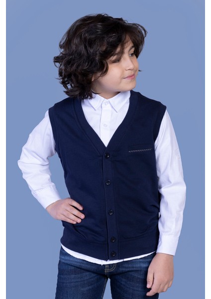 Erkek Çocuk Düğmeli Yelek fiyatları