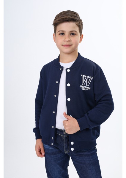 Erkek Çocuk Okul Nakışlı Hırka modelleri