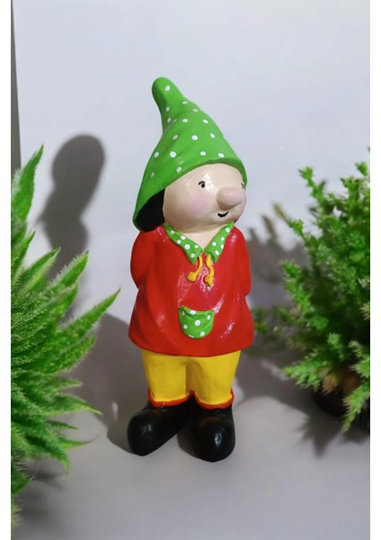 Dekoratif Bahçe ve Balkon Cüceleri Farklı Renklerde Seramik Tozu El Boyaması (24 x 10 Cm) 1 Adet fırsatları