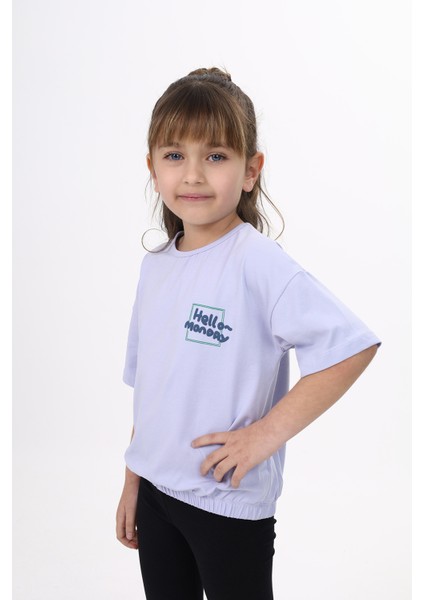 Kız Çocuk Baskılı Tişört
