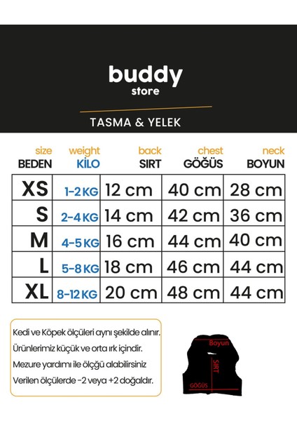 Buddy Store Kedi & Köpek Kıyafeti - Ekose Desenli Tütülü Elbise (Kolay Giydirilebilir Kalıp)