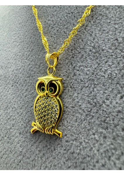 Rigel Jewelry Gümüş Kolye Baykuş