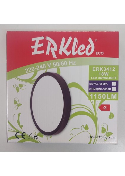 18W Sıva Üstü Yuvarlak Siyah Kasa Beyaz IşıkPanel fiyatları