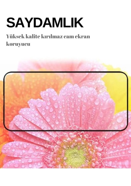 iPhone 12 ve 12 Pro Uyumlu (2 Model) Tam Kapatan Tamperli Cam Ekran Koruyucu Kırılmaz Cam Premium